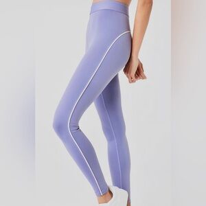 ALO YOGA lilac blue airlift suit up leggings